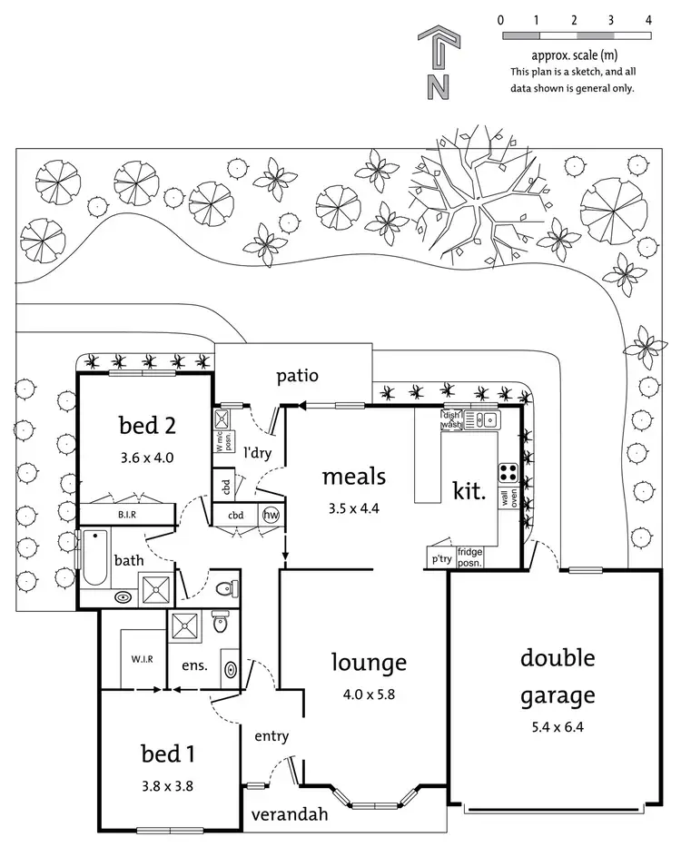 Floorplan of Homely unit listing, 8/486-488 Mitcham Road, Mitcham VIC 3132
