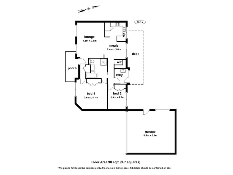 Floorplan of Homely unit listing, 5/30 Karingal Street, Croydon North VIC 3136