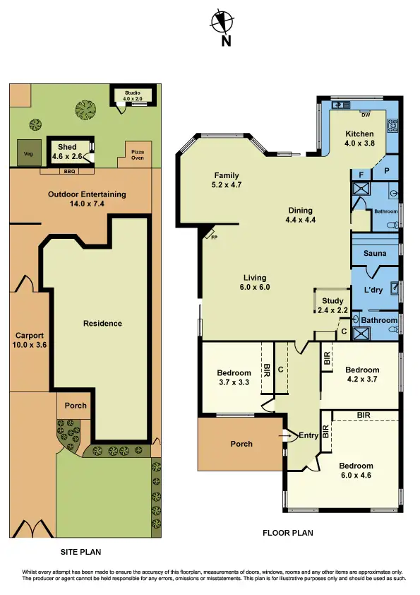 Floorplan of Homely house listing, 1 Wattle Grove, Seaholme VIC 3018