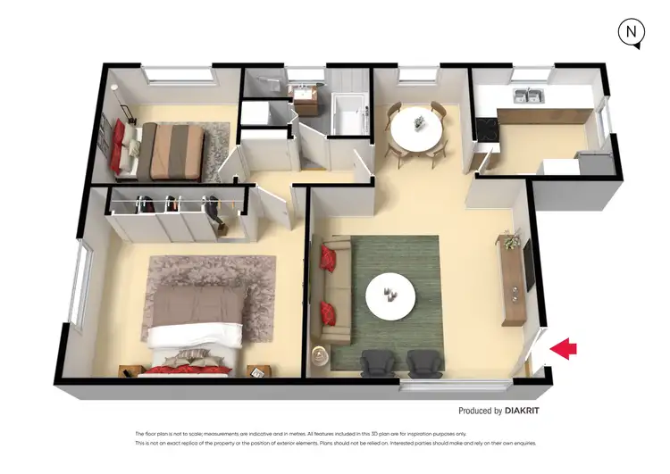 Floorplan of Homely apartment listing, 6/26a Oak Street, Hawthorn VIC 3122