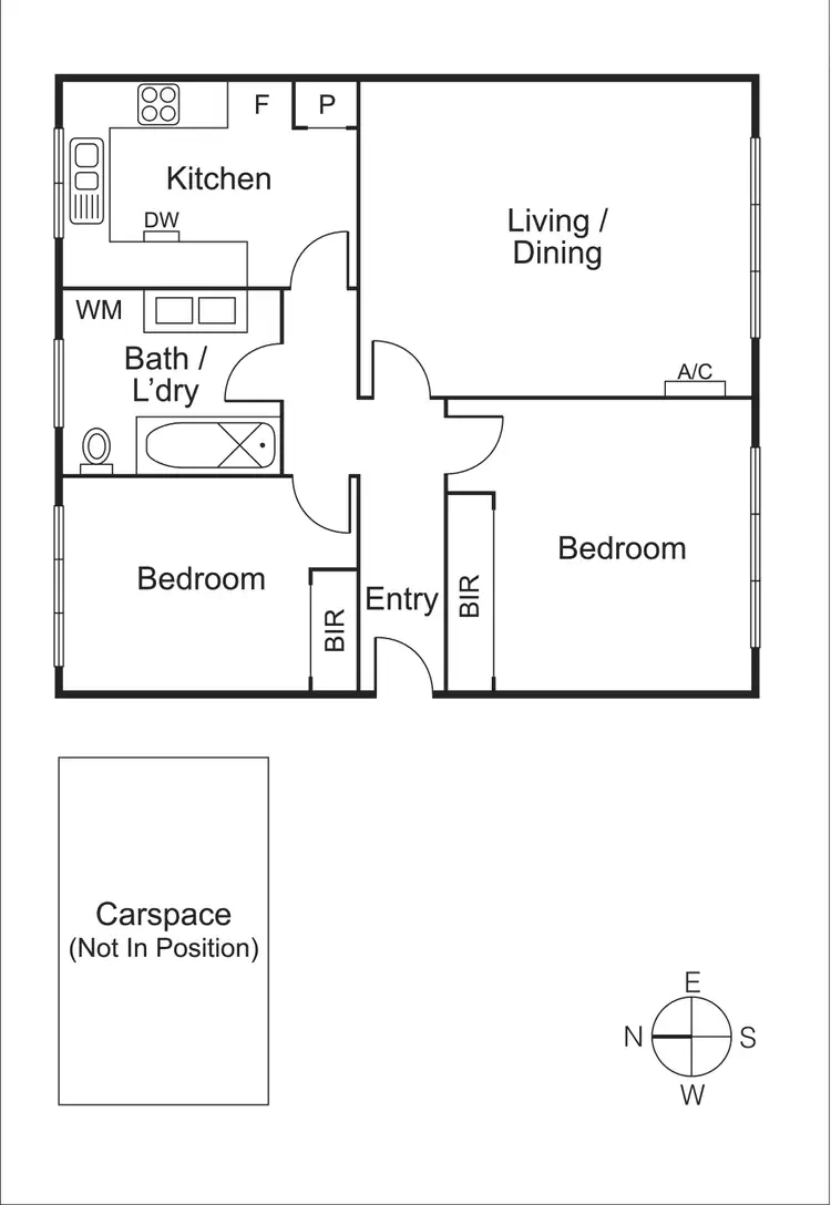 Floorplan of Homely apartment listing, 2/48 Chomley Street, Prahran VIC 3181