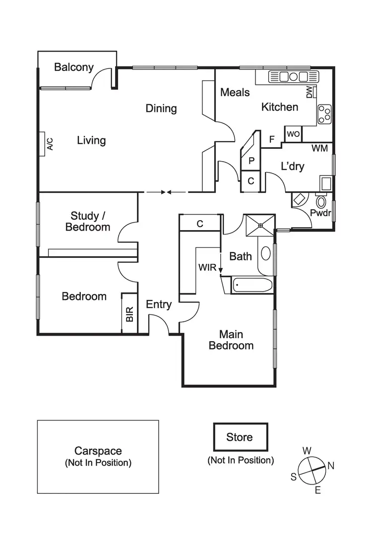Floorplan of Homely apartment listing, 3/74 Alexandra Street, St Kilda East VIC 3183
