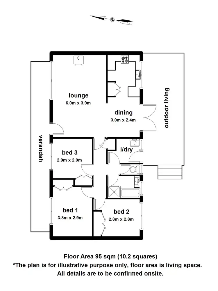 Floorplan of Homely house listing, 8 Patricia Street, Millgrove VIC 3799