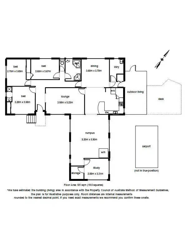 Floorplan of Homely house listing, 3 Toorourrong Road, Upwey VIC 3158