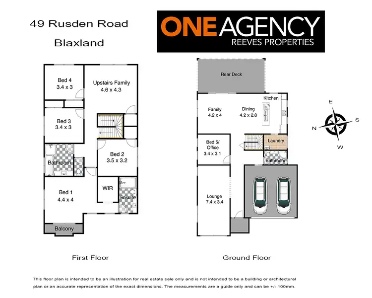 Floorplan of Homely house listing, 49 Rusden Road, Blaxland NSW 2774