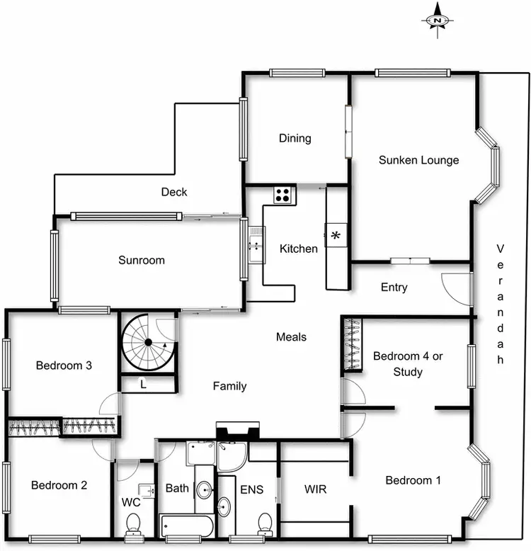 Floorplan of Homely house listing, 1 Granville Close, Greenleigh NSW 2620