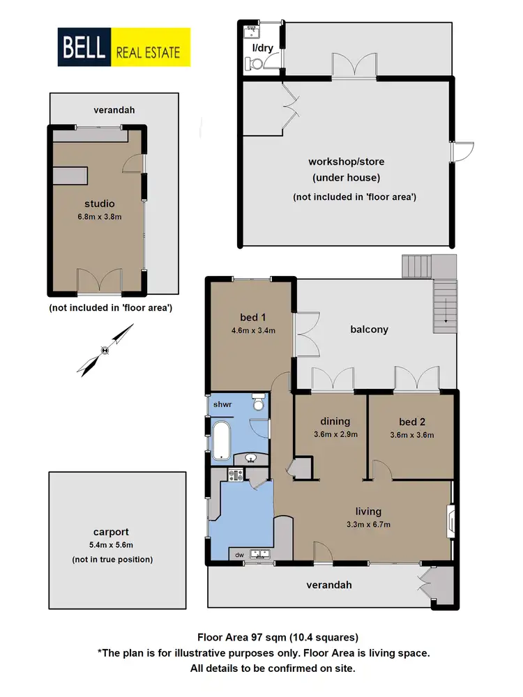 Floorplan of Homely house listing, 117 Monbulk Road, Kallista VIC 3791
