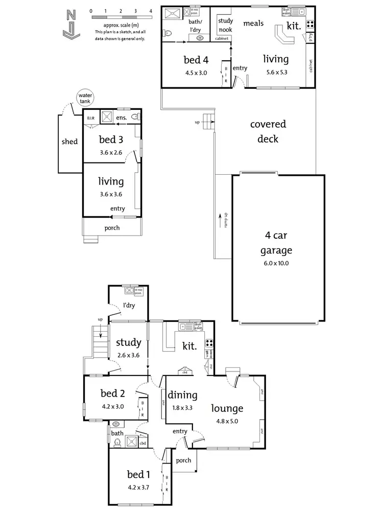 Floorplan of Homely house listing, 4 Pearwood Street, Ringwood VIC 3134