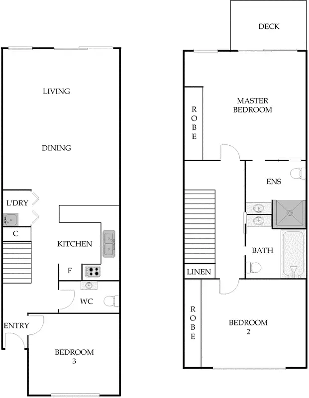 Floorplan of Homely townhouse listing, 98 Mapleton Avenue, Harrison ACT 2914