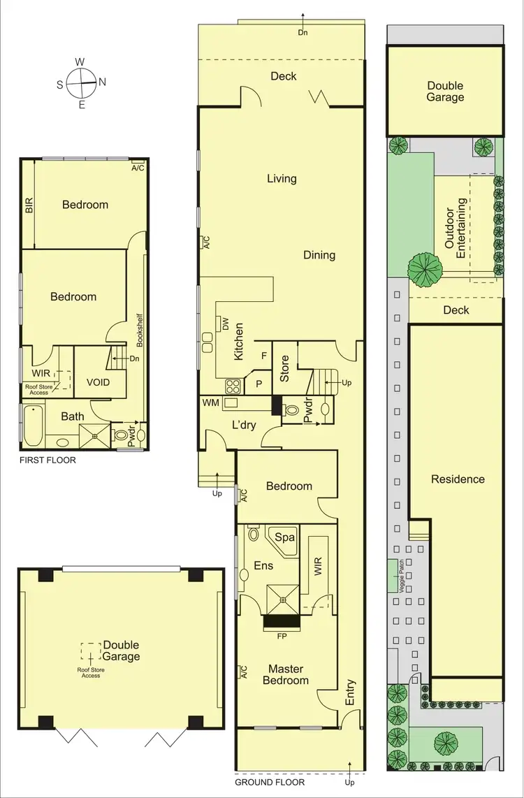 Floorplan of Homely semi-detached listing, 12 Albert Street, Caulfield North VIC 3161