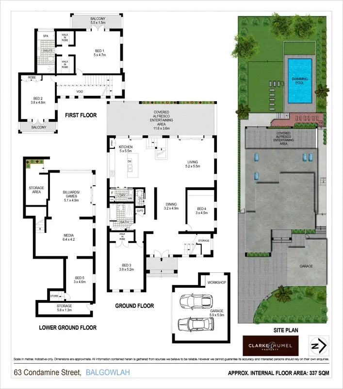 Floorplan of Homely house listing, 63 Condamine Street, Balgowlah Heights NSW 2093