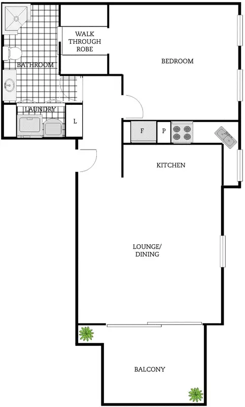 Floorplan of Homely apartment listing, 20/16 Batman Street, Braddon ACT 2612