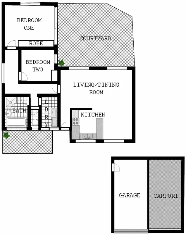Floorplan of Homely house listing, 13 The Verge, Phillip ACT 2606