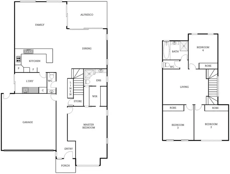 Floorplan of Homely house listing, 4 Phipson Street, Franklin ACT 2913