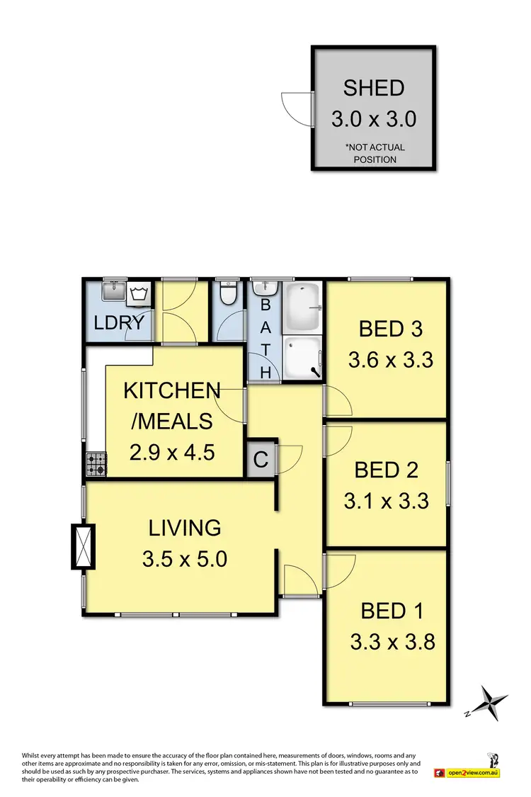 Floorplan of Homely house listing, 12 Talbot Street, Sunshine North VIC 3020
