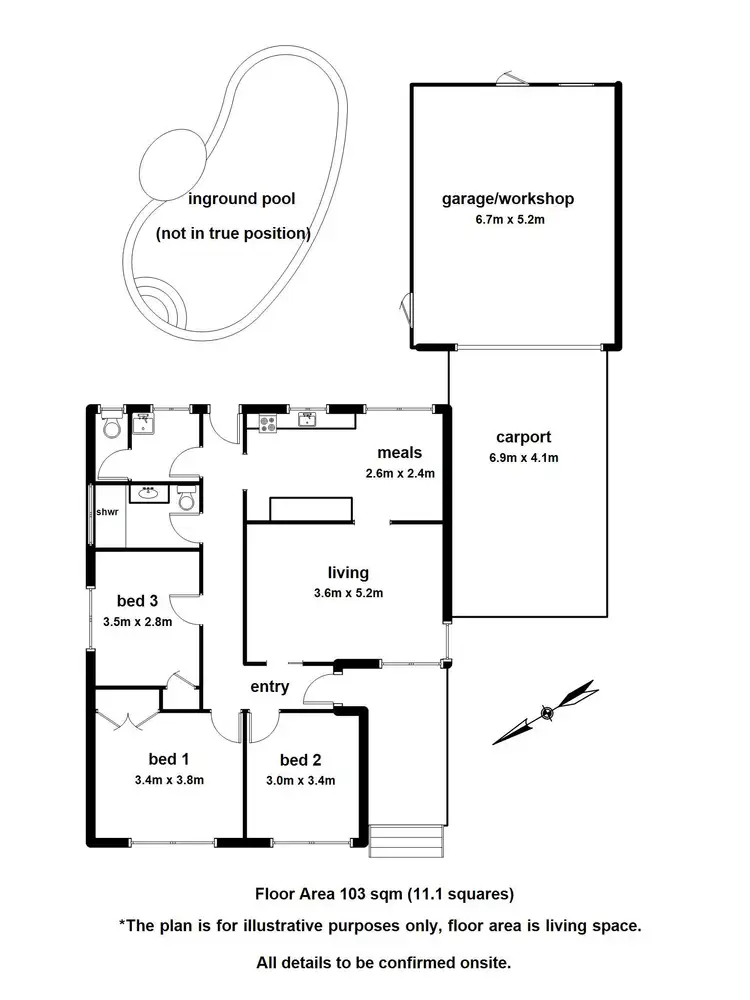 Floorplan of Homely house listing, 20 Burke Road, Ferntree Gully VIC 3156