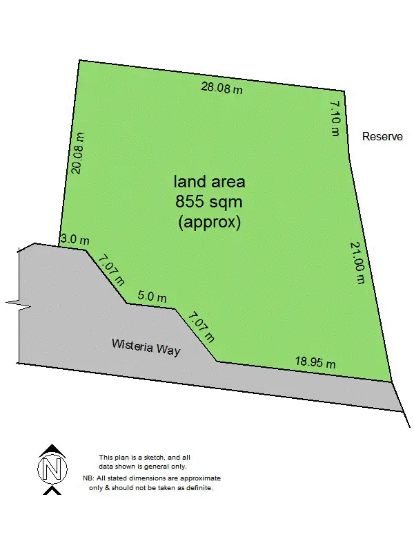 Floorplan of Homely land listing, 4 Wisteria Way, Warranwood VIC 3134
