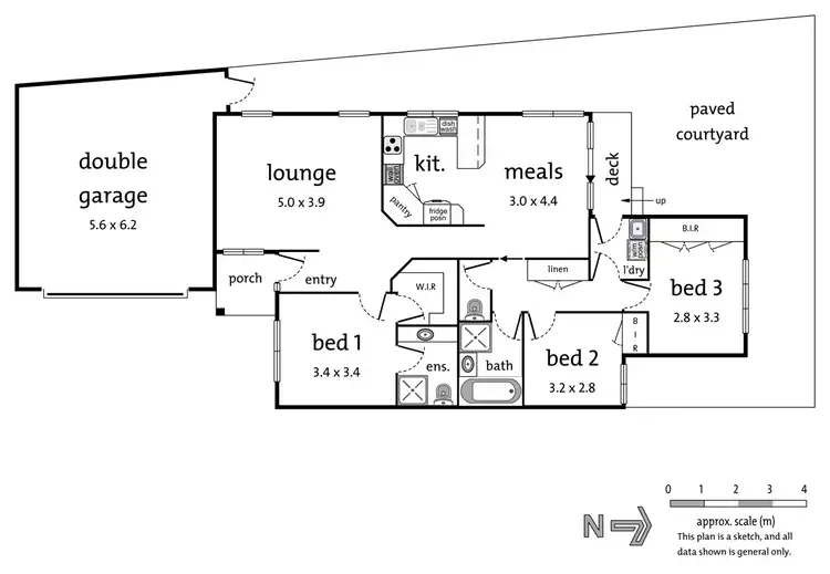 Floorplan of Homely unit listing, 3/22 Creek Road, Mitcham VIC 3132