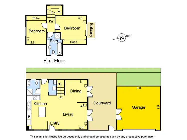 Floorplan of Homely unit listing, 5/48 Fairlie Avenue, Macleod VIC 3085