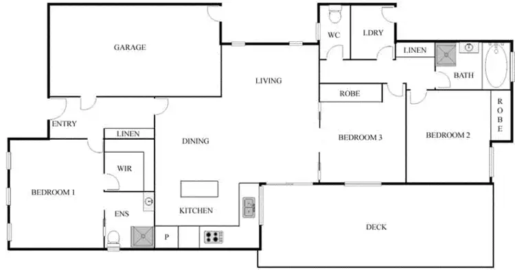 Floorplan of Homely house listing, 40 Liz O'Neill Street, Casey ACT 2913
