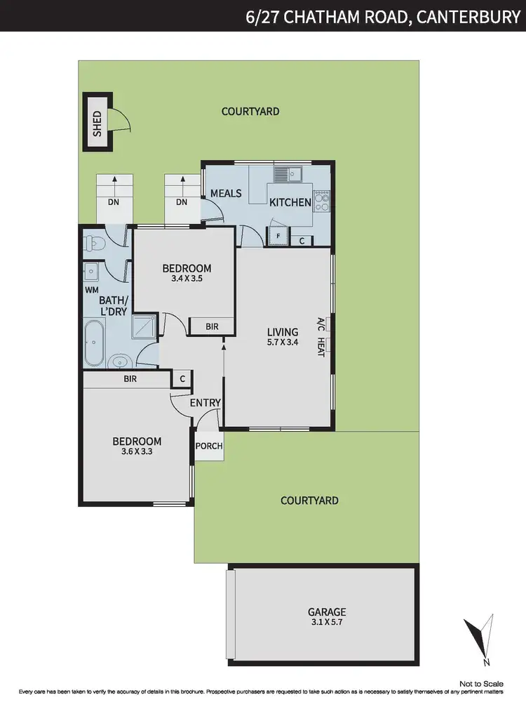 Floorplan of Homely unit listing, 6/27 Chatham Road, Canterbury VIC 3126