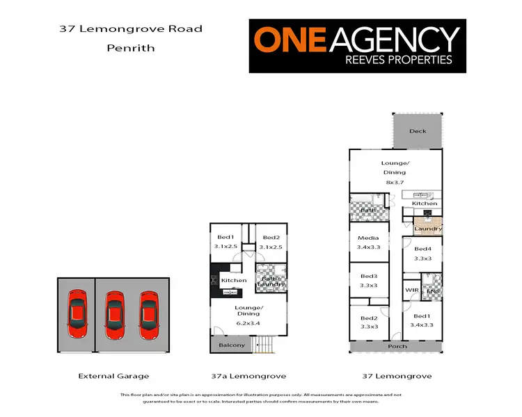 Floorplan of Homely house listing, 37 and 37A Lemongrove Road, Penrith NSW 2750