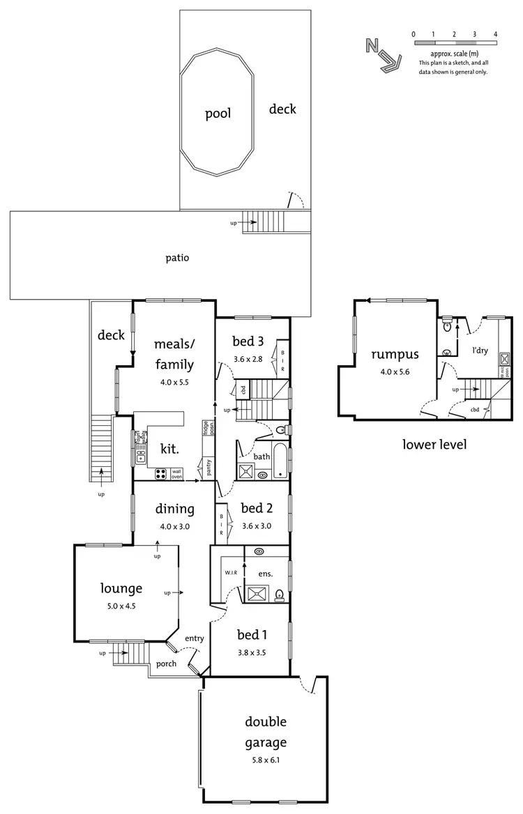 Floorplan of Homely house listing, 8 Justin Court, Croydon North VIC 3136