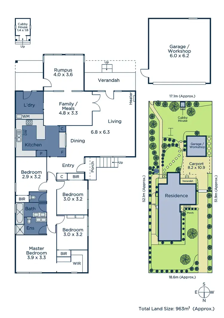Floorplan of Homely house listing, 22 James Avenue, Mitcham VIC 3132