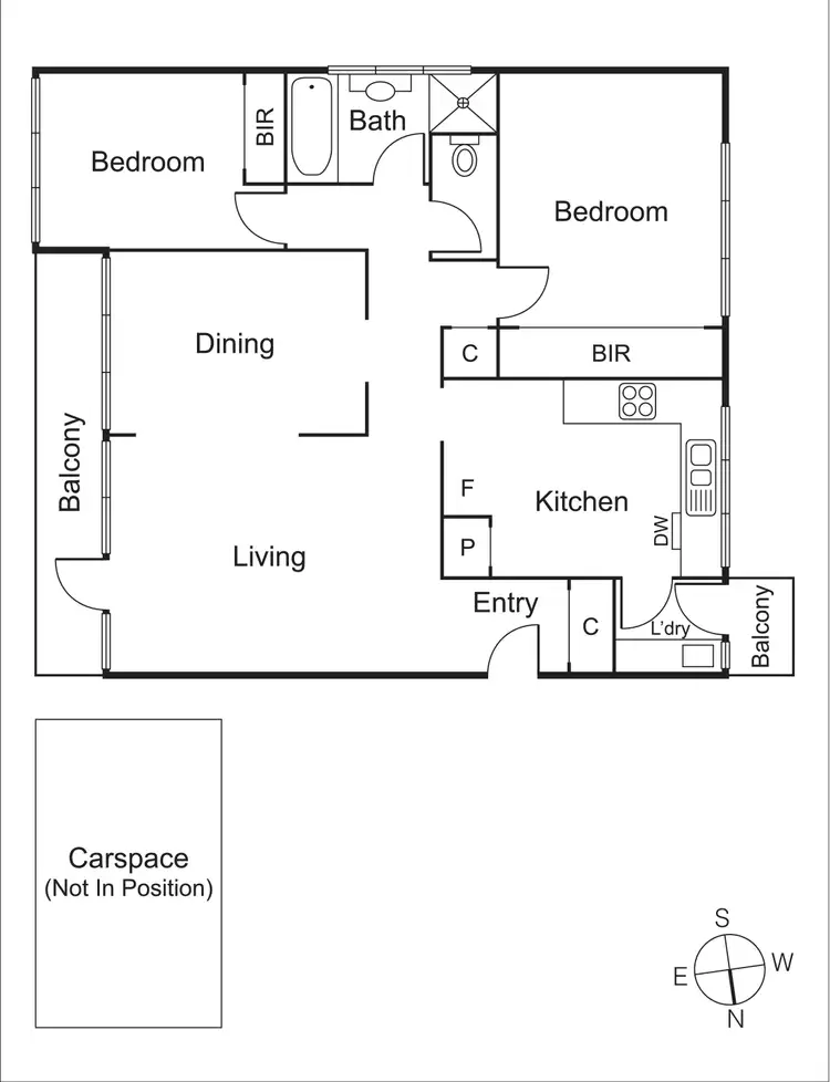 Floorplan of Homely apartment listing, 4/355 Glenferrie Road, Malvern VIC 3144