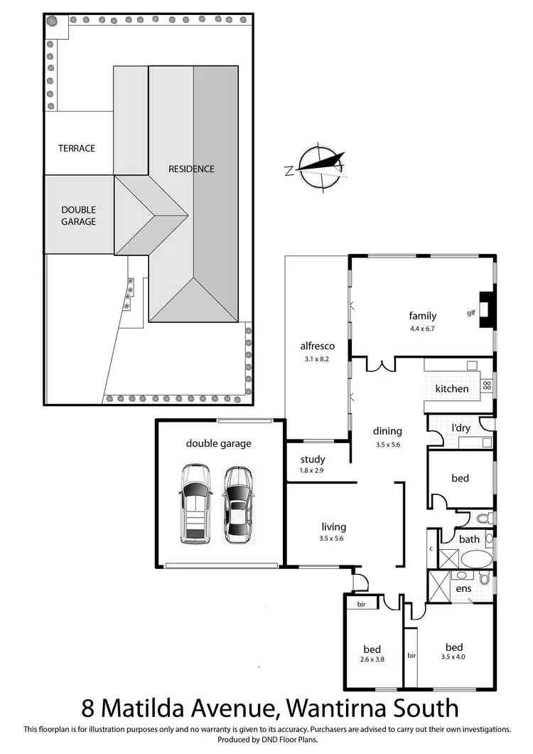 Floorplan of Homely house listing, 8 Matilda Avenue, Wantirna South VIC 3152