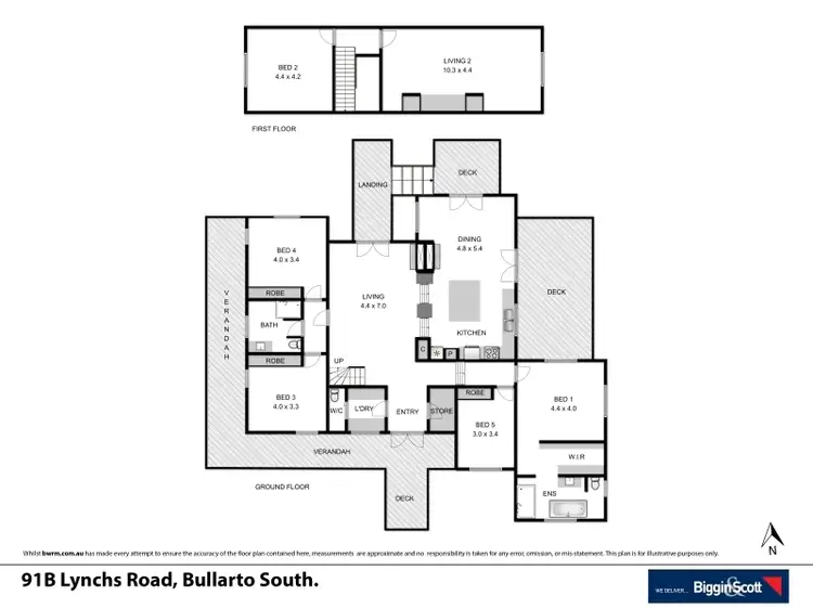Floorplan of Homely house listing, 91B Lynchs Road, Daylesford VIC 3460