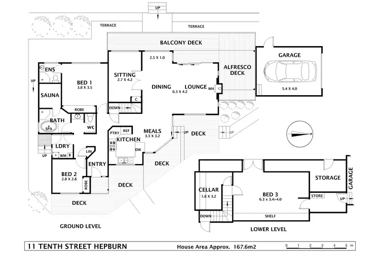 Floorplan of Homely house listing, 11 Tenth Street, Hepburn Springs VIC 3461