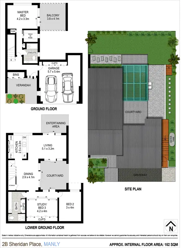 Floorplan of Homely house listing, 2B Sheridan Place, Manly NSW 2095