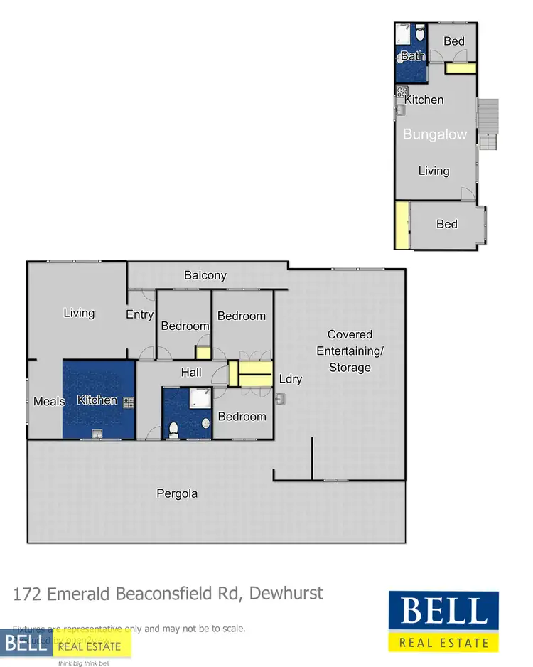 Floorplan of Homely house listing, 172 Emerald Beaconsfield Road, Dewhurst VIC 3808