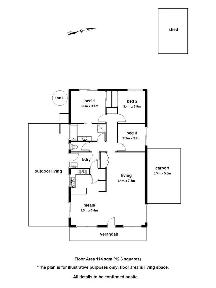 Floorplan of Homely house listing, 13 Alexandra Court, Woori Yallock VIC 3139