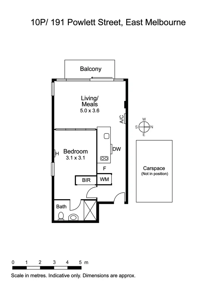 Floorplan of Homely apartment listing, 10P/191 Powlett Street, East Melbourne VIC 3002