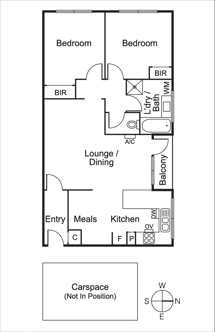 Floorplan of Homely apartment listing, 1/58 Cawkwell Street, Malvern VIC 3144