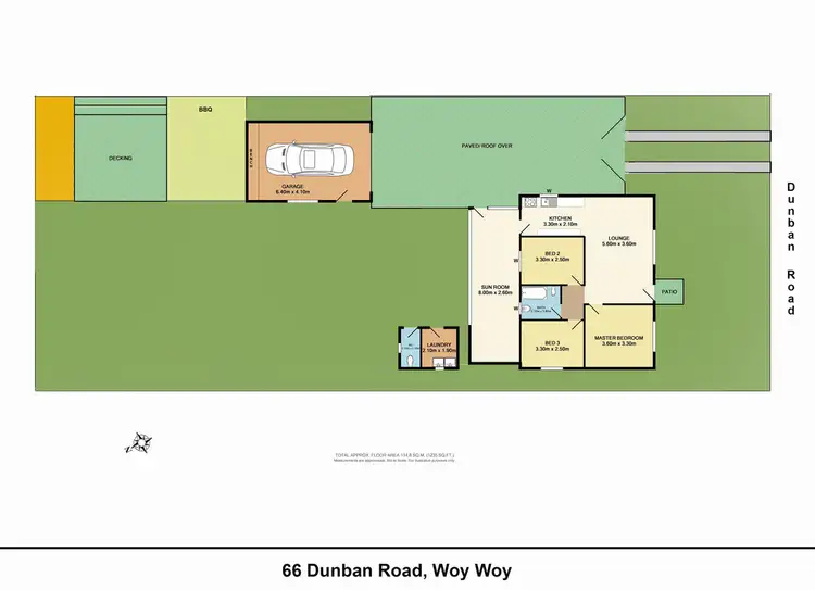 Floorplan of Homely house listing, 66 Dunban Road, Woy Woy NSW 2256