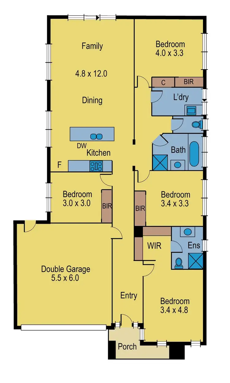 Floorplan of Homely house listing, 39 Waterwheel Grove, Mernda VIC 3754