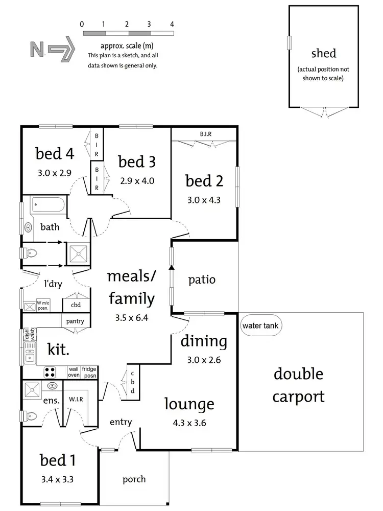 Floorplan of Homely house listing, 106 Erica Court, Heathmont VIC 3135