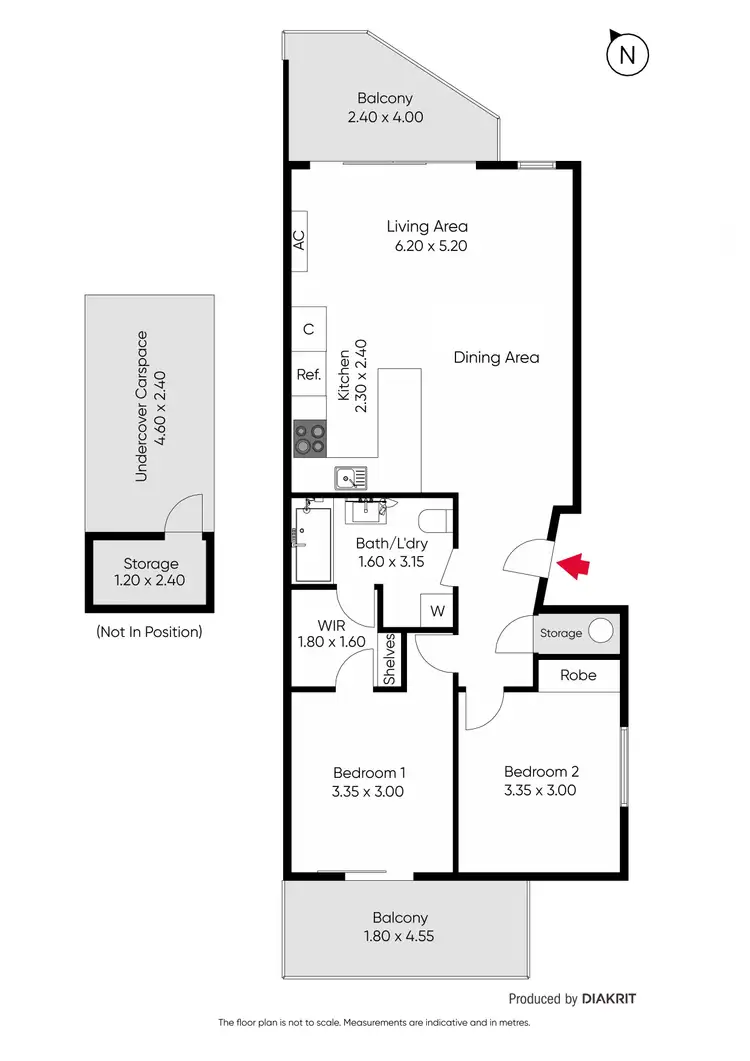 Floorplan of Homely apartment listing, 40/60-68 Gladesville Boulevard, Patterson Lakes VIC 3197