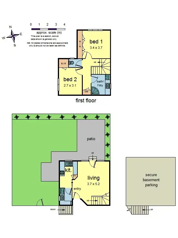 Floorplan of Homely unit listing, 4/6 Howard Street, Box Hill VIC 3128