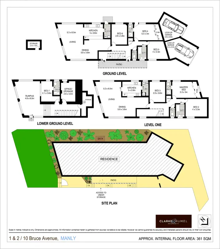 Floorplan of Homely house listing, 1 & 2/10 Bruce Avenue, Manly NSW 2095