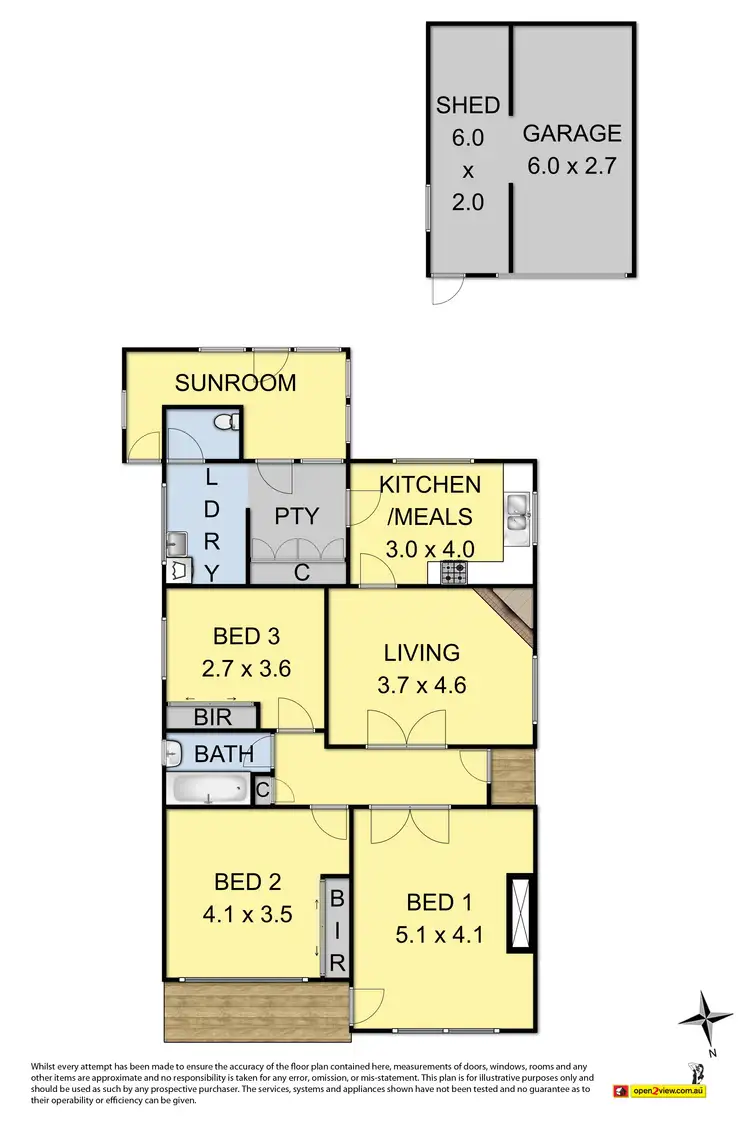 Floorplan of Homely house listing, 159 Essex Street, West Footscray VIC 3012