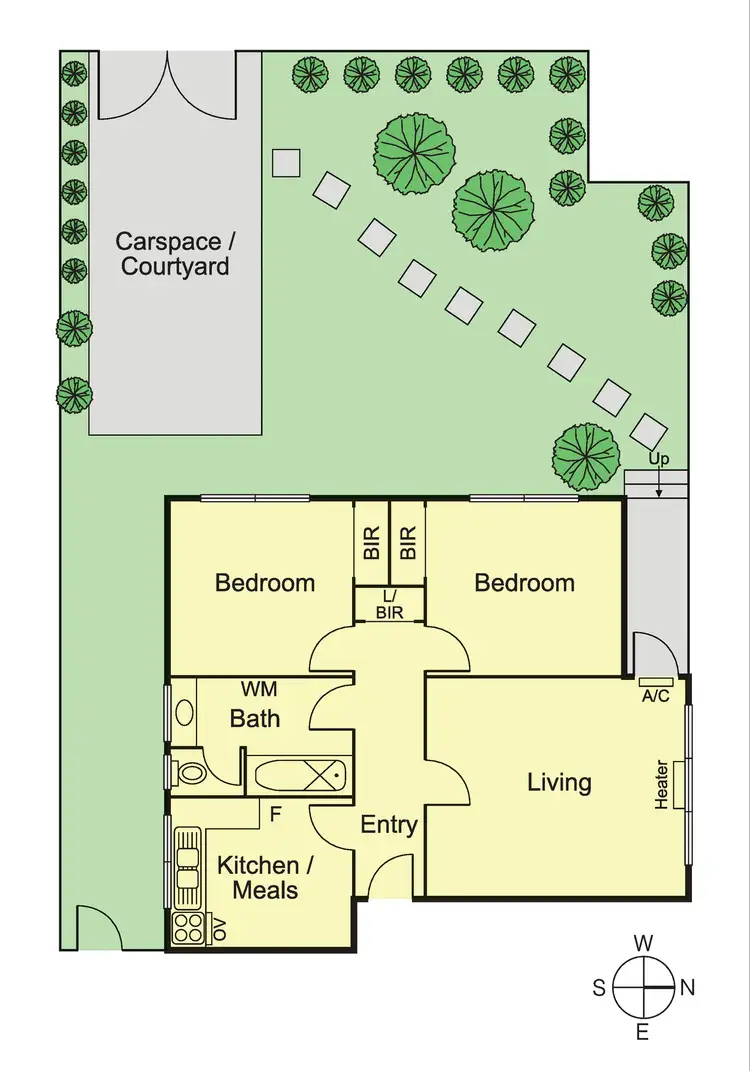 Floorplan of Homely apartment listing, 1/6 Rigby Avenue, Carnegie VIC 3163