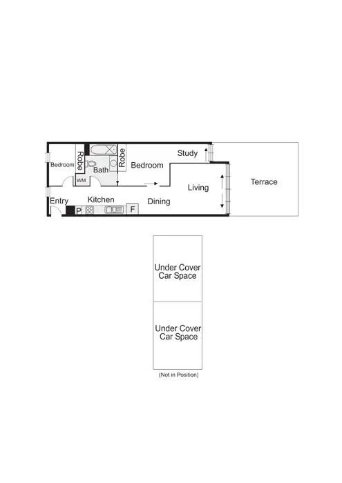 Floorplan of Homely apartment listing, 307/99 Nott Street, Port Melbourne VIC 3207