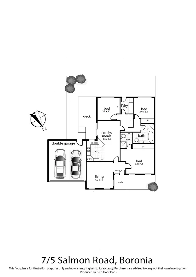 Floorplan of Homely unit listing, 7/5 Salmon Road, Boronia VIC 3155