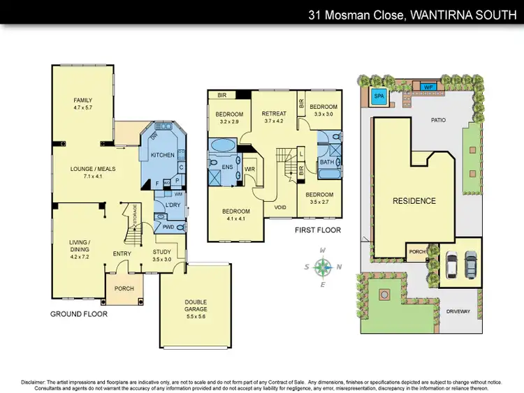 Floorplan of Homely house listing, 31 Mosman Close, Wantirna South VIC 3152
