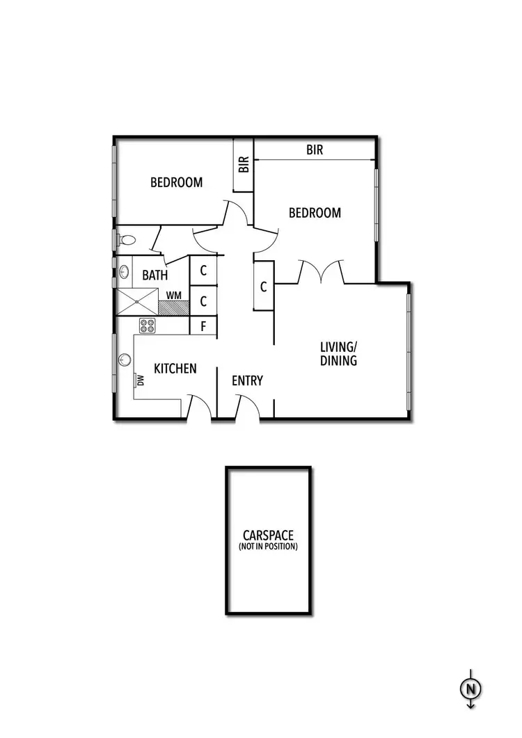 Floorplan of Homely apartment listing, 2/139 Alma Road, St Kilda East VIC 3183