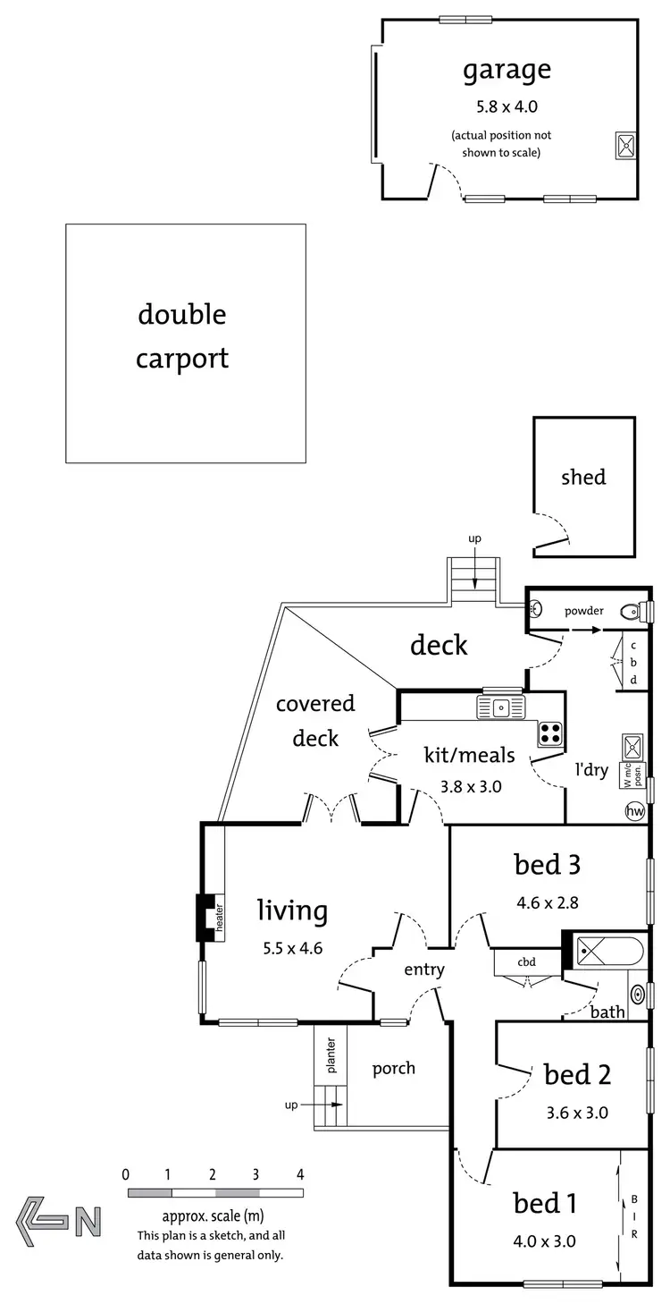 Floorplan of Homely house listing, 14 Churchill Street, Ringwood VIC 3134